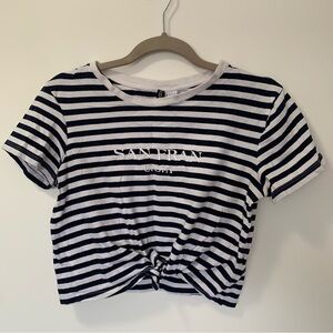 Striped San Francisco Crop Top
